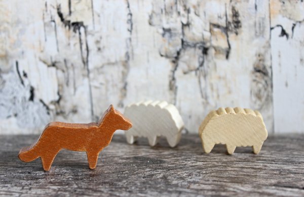 Décoration loup : fixer un poster de l'animal au bon endroit